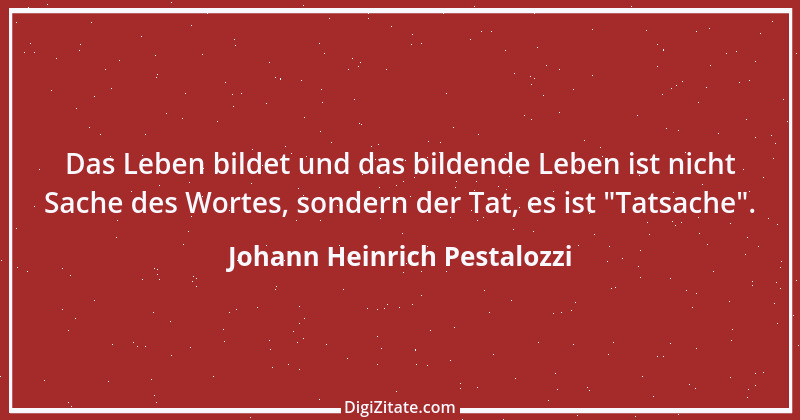 Zitat von Johann Heinrich Pestalozzi 16