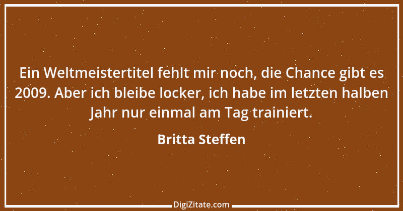 Zitat von Britta Steffen 5