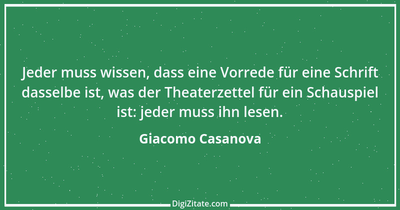 Zitat von Giacomo Casanova 72