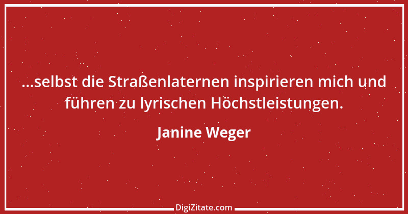 Zitat von Janine Weger 92