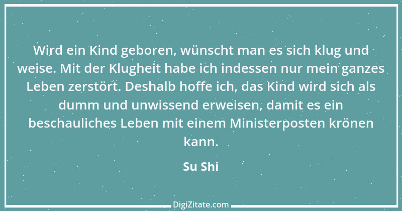 Zitat von Su Shi 1