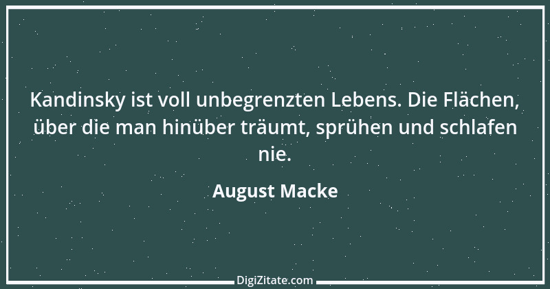 Zitat von August Macke 1