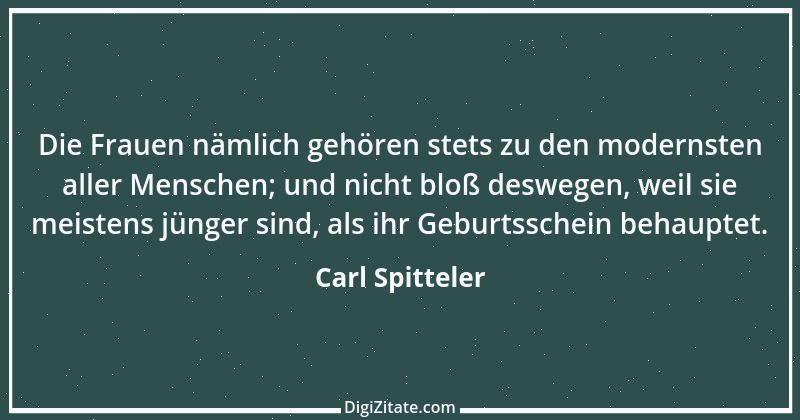 Zitat von Carl Spitteler 26