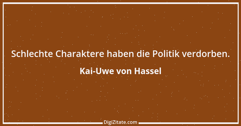 Zitat von Kai-Uwe von Hassel 1