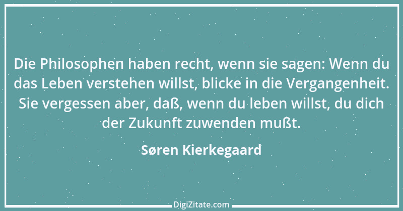 Zitat von Søren Kierkegaard 289