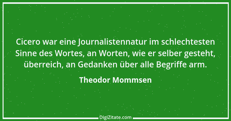 Zitat von Theodor Mommsen 16