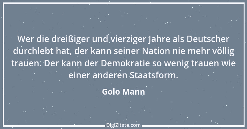 Zitat von Golo Mann 15