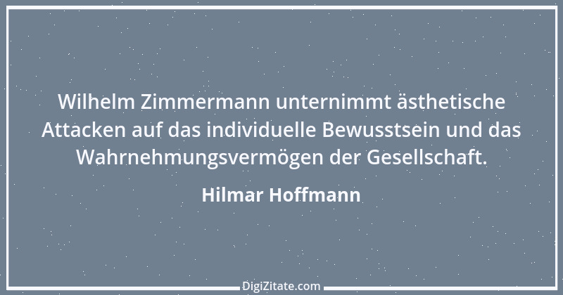 Zitat von Hilmar Hoffmann 1