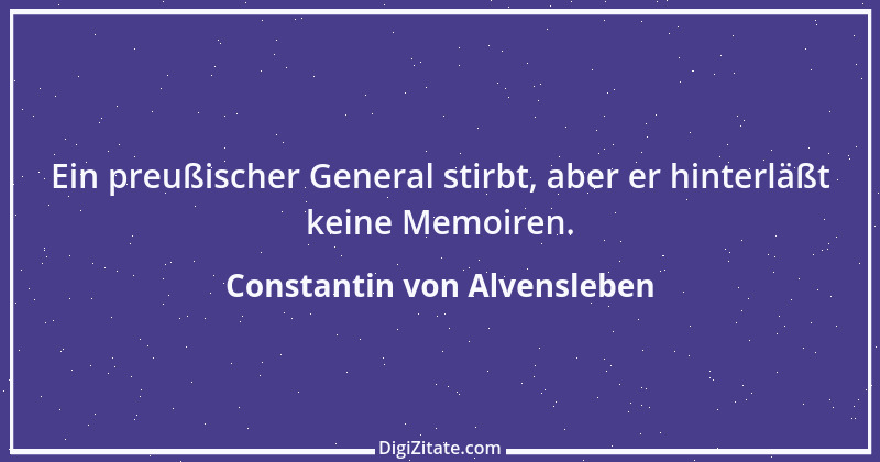 Zitat von Constantin von Alvensleben 1