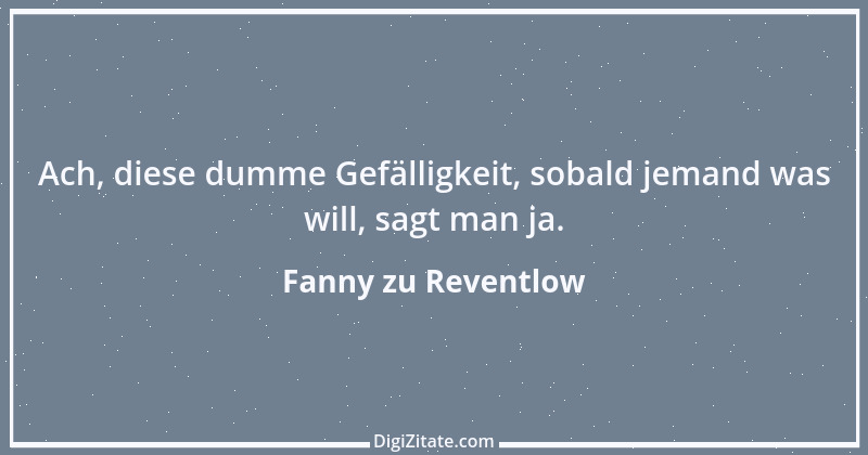 Zitat von Fanny zu Reventlow 33