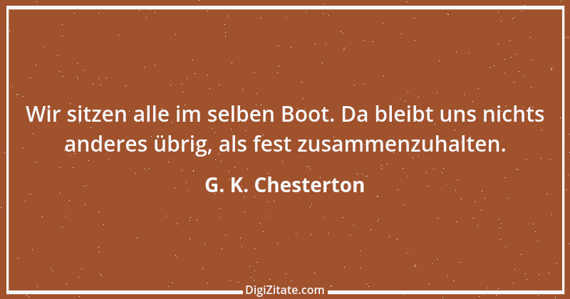 Zitat von G. K. Chesterton 96