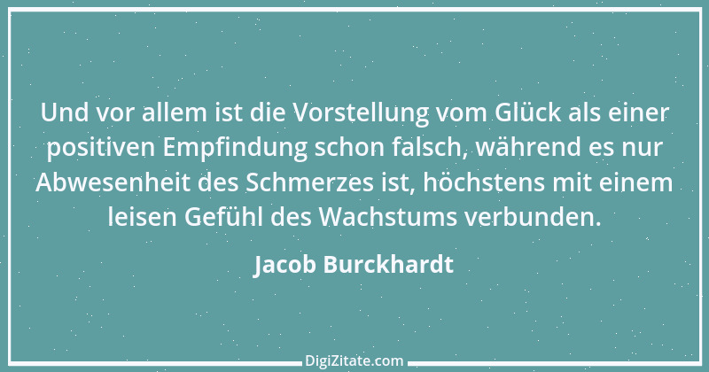 Zitat von Jacob Burckhardt 106