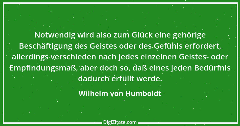 Zitat von Wilhelm von Humboldt 98