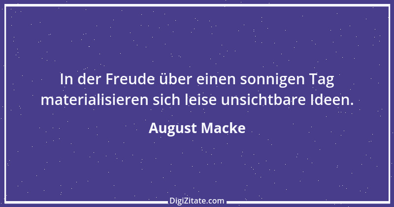 Zitat von August Macke 4