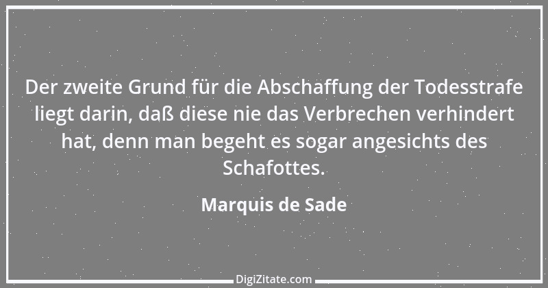 Zitat von Marquis de Sade 12