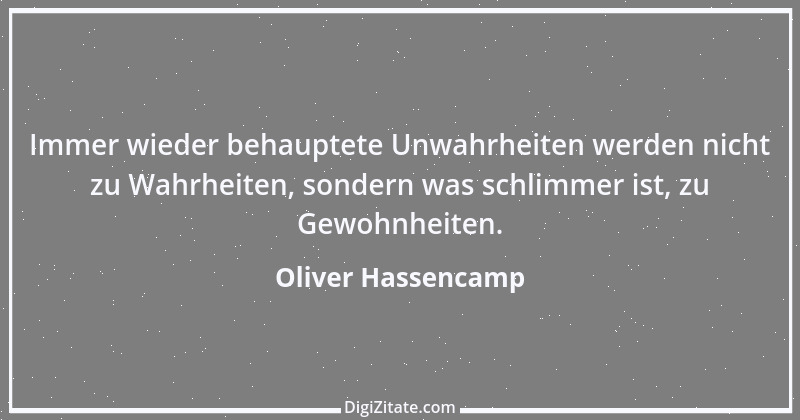 Zitat von Oliver Hassencamp 14