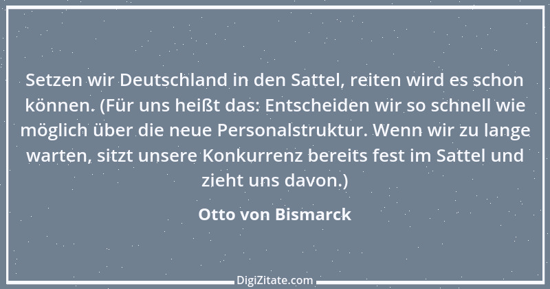 Zitat von Otto von Bismarck 247