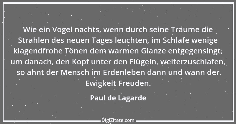 Zitat von Paul de Lagarde 48