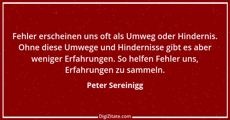 Zitat von Peter Sereinigg 35