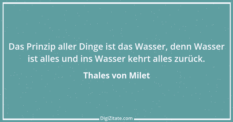 Zitat von Thales von Milet 5