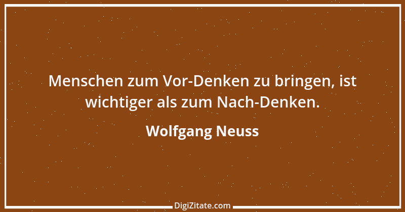 Zitat von Wolfgang Neuss 1