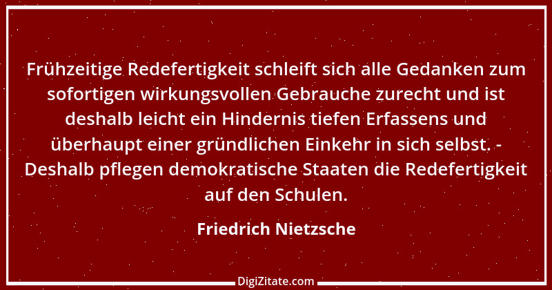 Zitat von Friedrich Nietzsche 1488