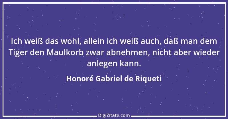 Zitat von Honoré Gabriel de Riqueti 6