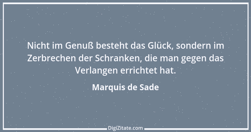 Zitat von Marquis de Sade 14