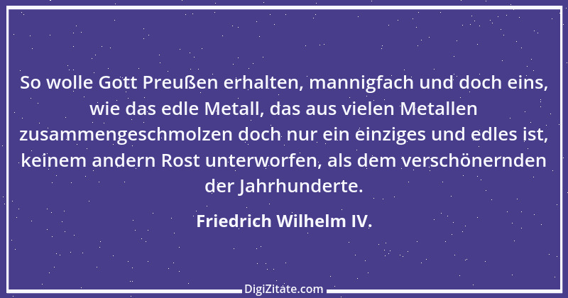 Zitat von Friedrich Wilhelm IV. 4