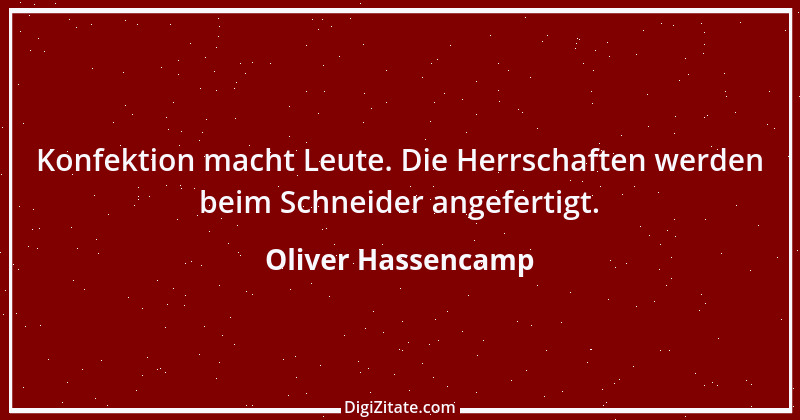 Zitat von Oliver Hassencamp 17