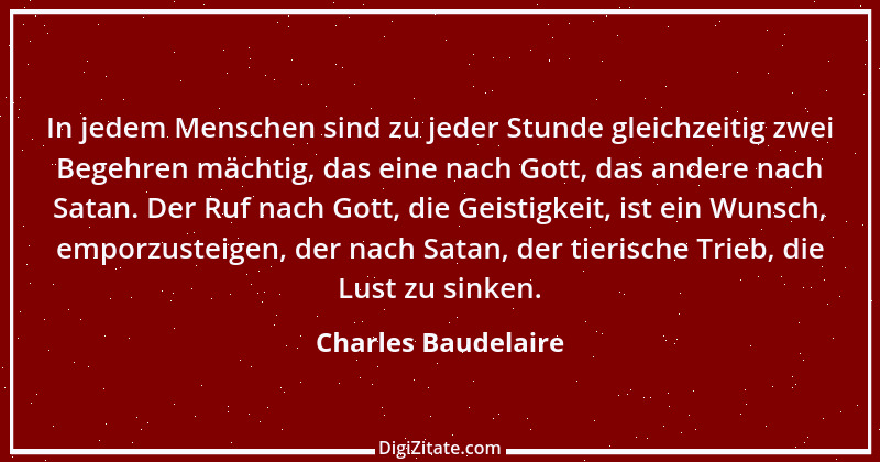 Zitat von Charles Baudelaire 138