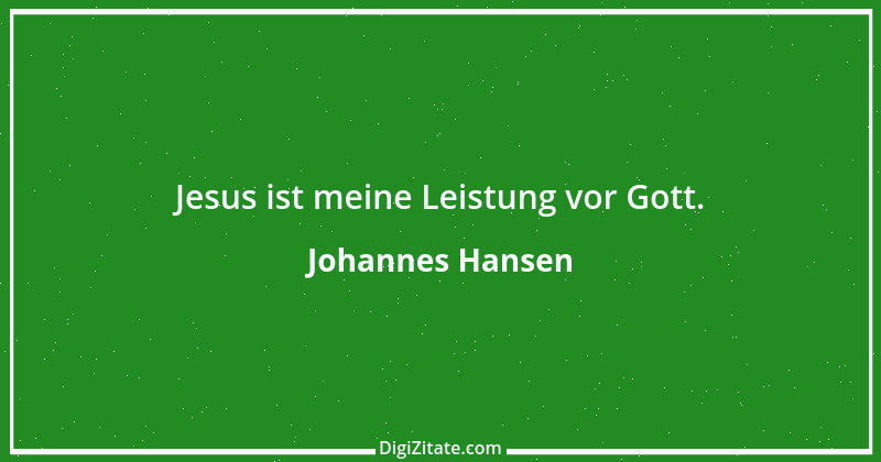 Zitat von Johannes Hansen 2