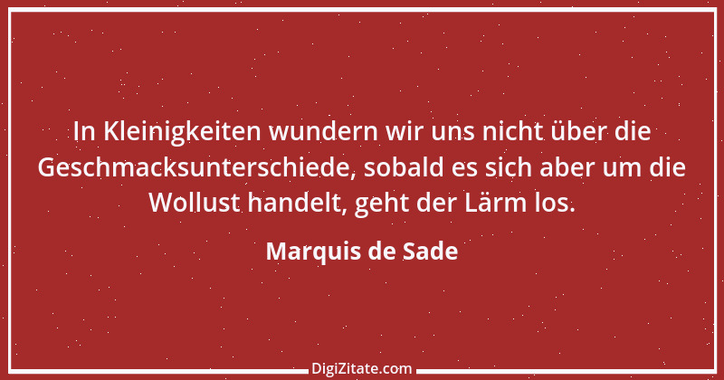 Zitat von Marquis de Sade 16