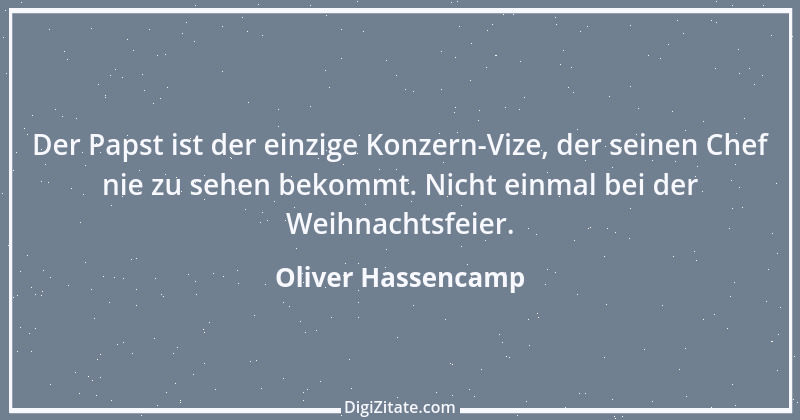 Zitat von Oliver Hassencamp 18