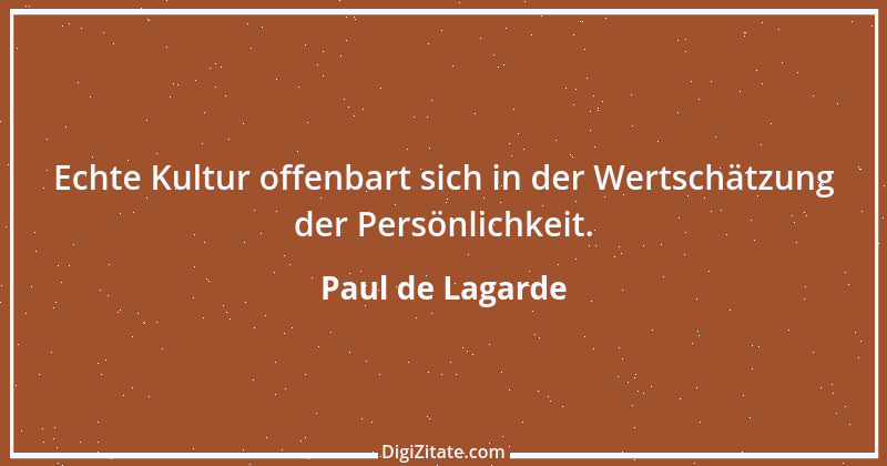 Zitat von Paul de Lagarde 51