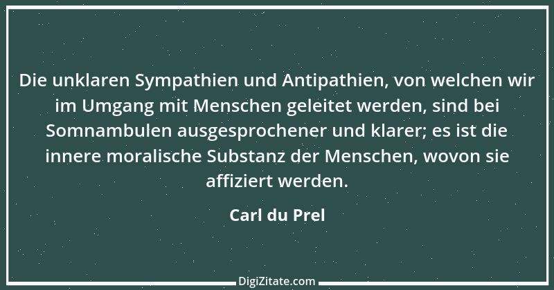 Zitat von Carl du Prel 11