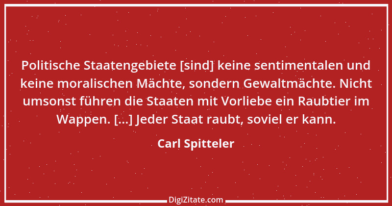 Zitat von Carl Spitteler 34