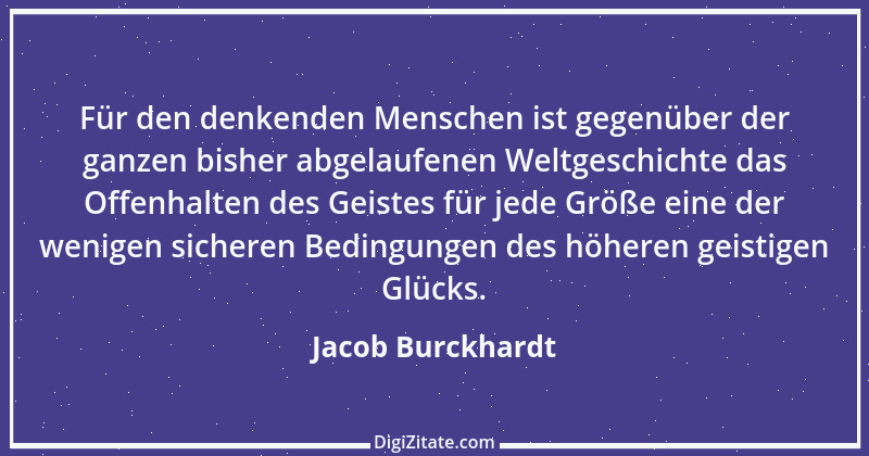 Zitat von Jacob Burckhardt 112