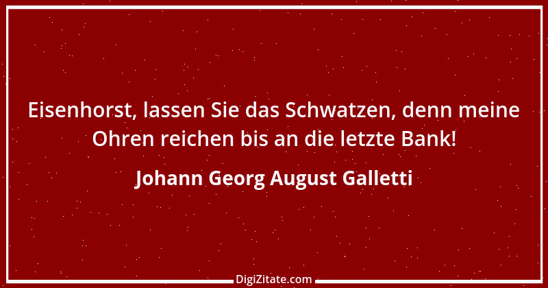 Zitat von Johann Georg August Galletti 10