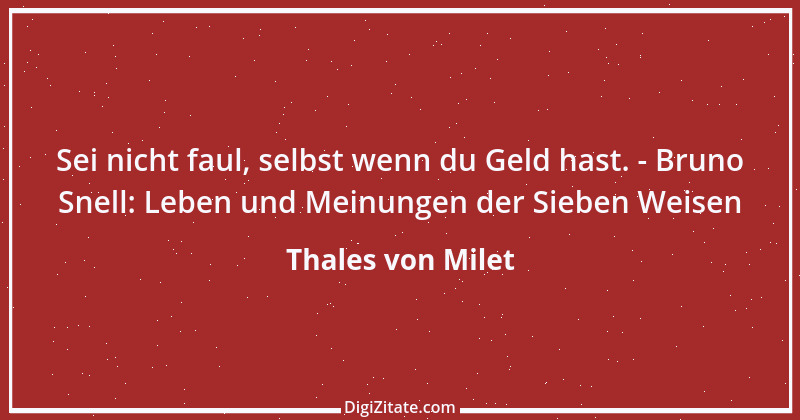 Zitat von Thales von Milet 9