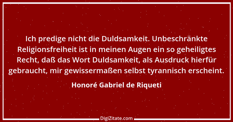 Zitat von Honoré Gabriel de Riqueti 10