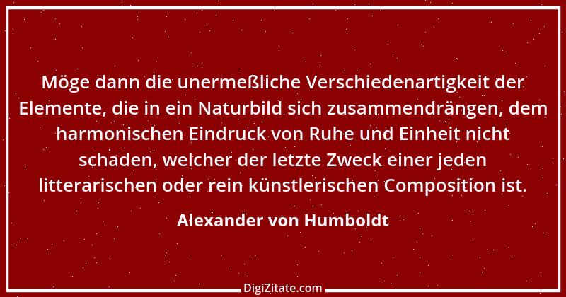 Zitat von Alexander von Humboldt 7