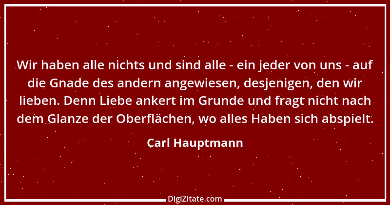 Zitat von Carl Hauptmann 5