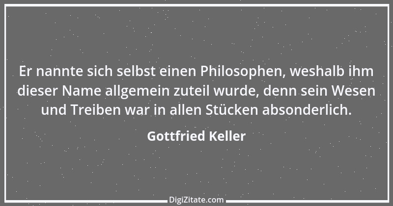 Zitat von Gottfried Keller 56