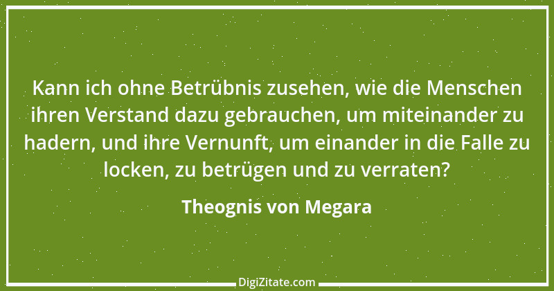 Zitat von Theognis von Megara 10