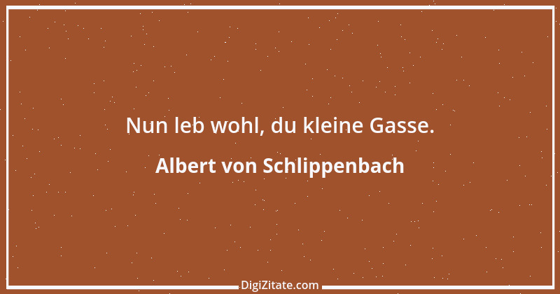 Zitat von Albert von Schlippenbach 2