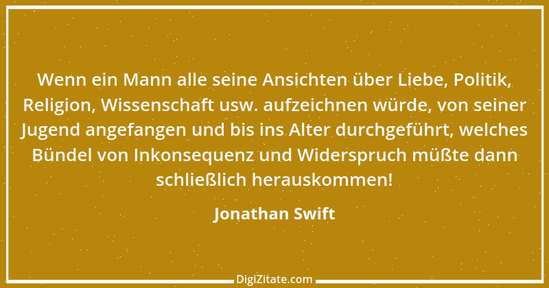 Zitat von Jonathan Swift 124