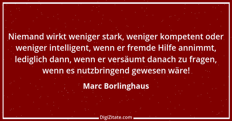 Zitat von Marc Borlinghaus 1