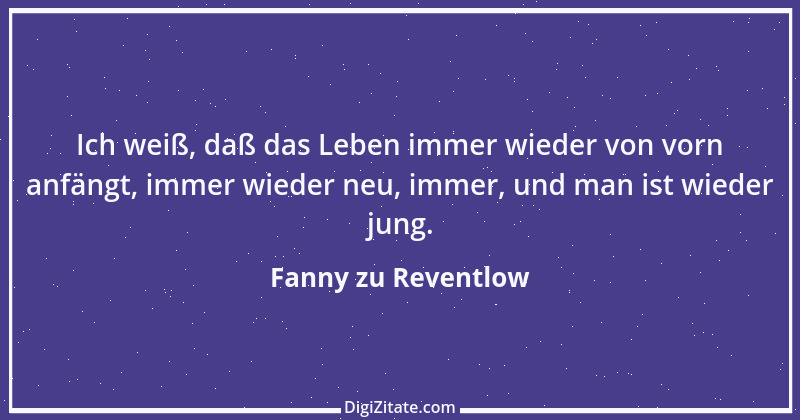 Zitat von Fanny zu Reventlow 42