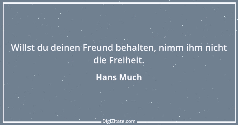 Zitat von Hans Much 17